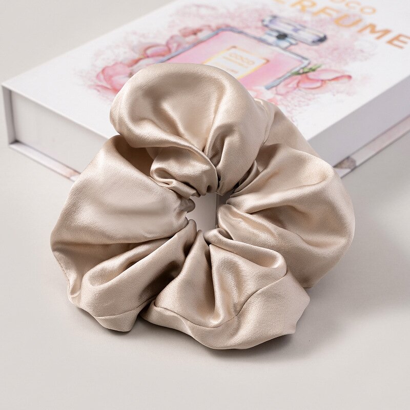 Silk Hair Hoop Ties Manufacturer - 100% Pure Natural 30 Momme Mulberry Silk Tied Ponytail Hair Ropes Wholesale