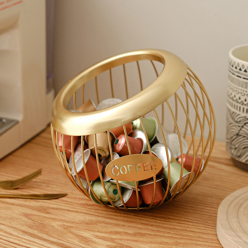 Iron Art Coffee Table Basket Manufacturer - for Snacks Fruits Candy Dinnerware Home Decoration