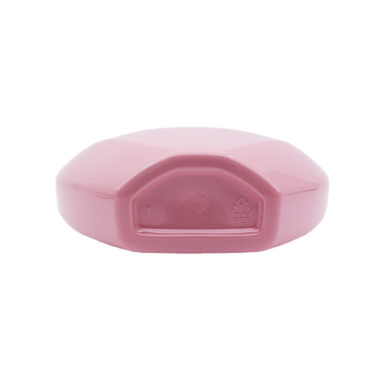 Heart-Shaped Shampoo Dispenser Bottle Manufacturer - 380ml PET Plastic Pink with Pump Sprayer Sealing