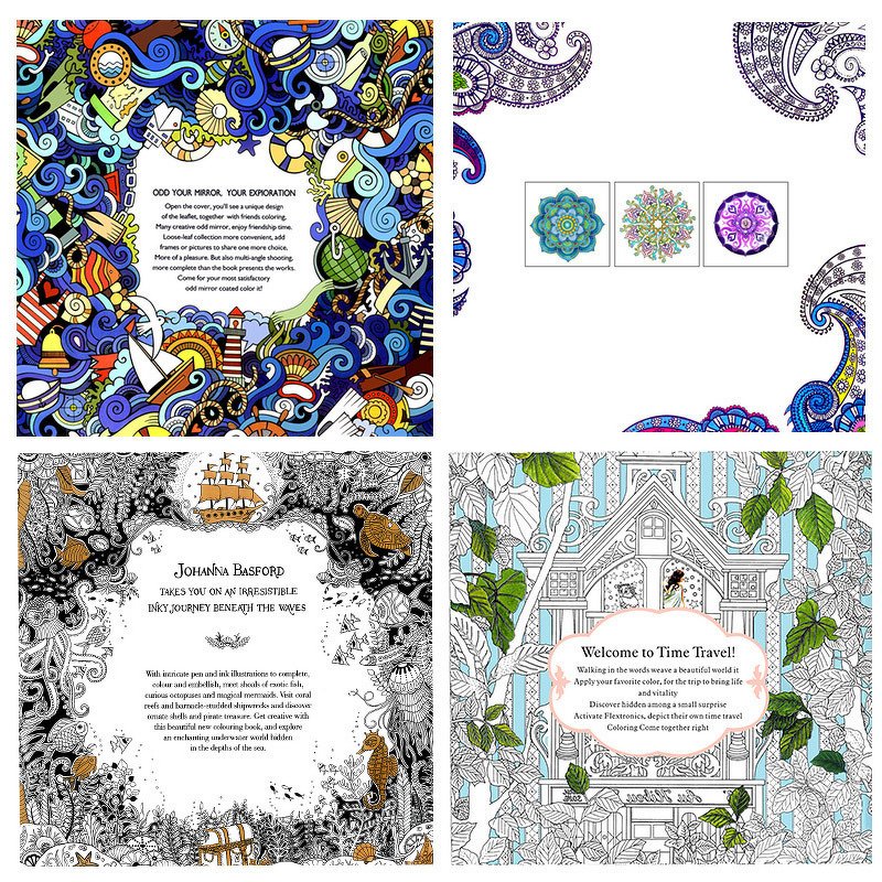 Secret Garden Coloring Book Manufacturer - Hand-Drawn A5 Size Cross-Border for Stress Relief Paper