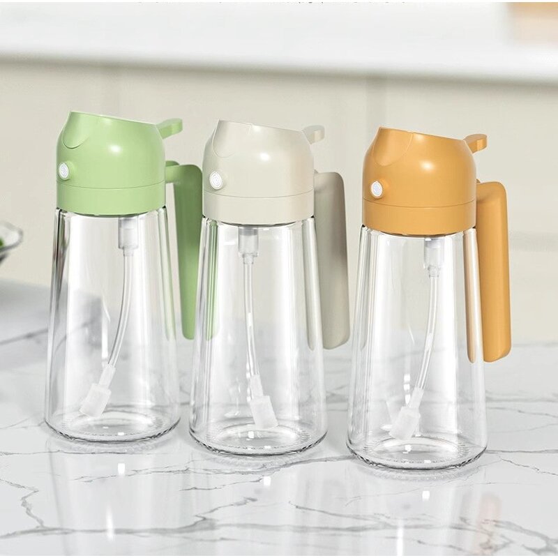 Glass Oil Sprayer Bottles Manufacturer - High Quality 470ml 2:1 Olive Oil Dispenser Cooking Tools