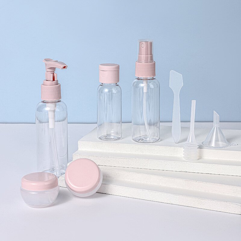 PET Travel Jar Set Manufacturer - Wholesale 30ml Clear Portable Pump Sprayer for Shampoo Body Wash