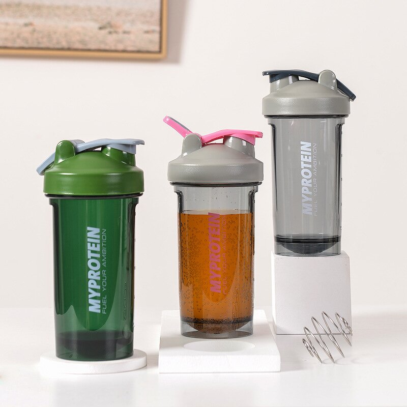 Protein Fitness Blender Manufacturer - Custom Eco-Friendly 500ml Plastic with Clear Direct Drinking Lid