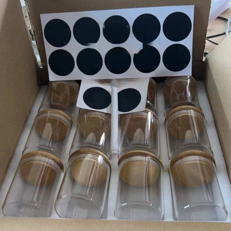 Glass Dried Fruit Storage Containers Manufacturer - Wholesale Transparent Borosilicate with Bamboo Lid