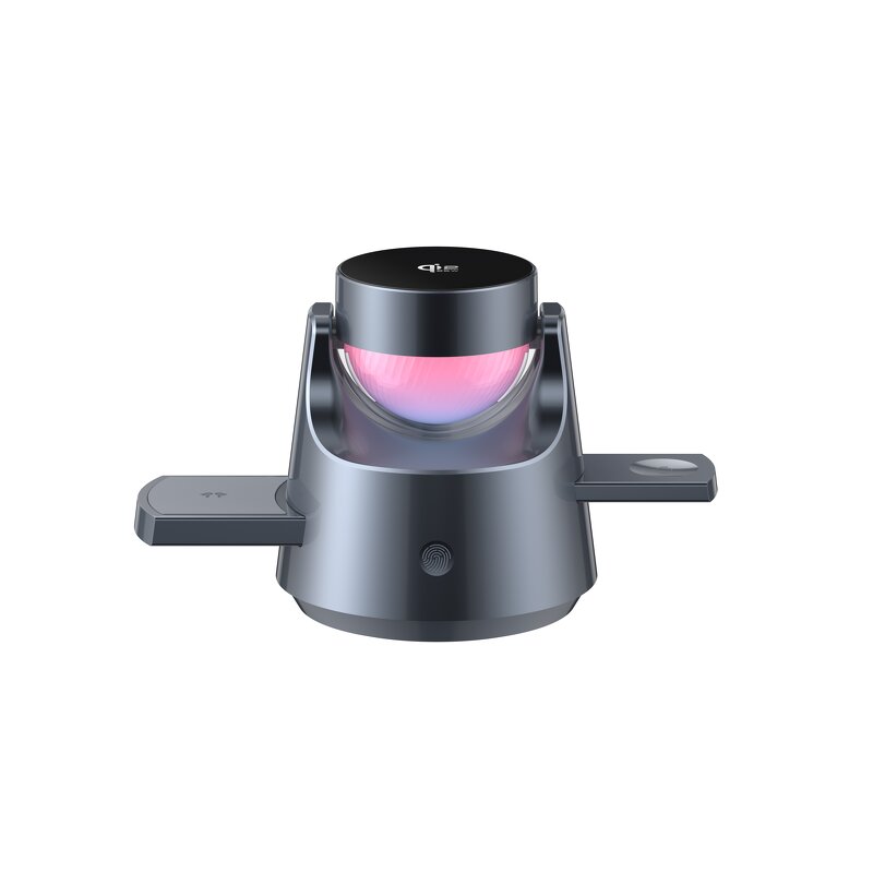 Qi2 25W Wireless Charging Stand Manufacturer - 4 in 1 Dock for Multiple Devices with Light for iPhone Samsung