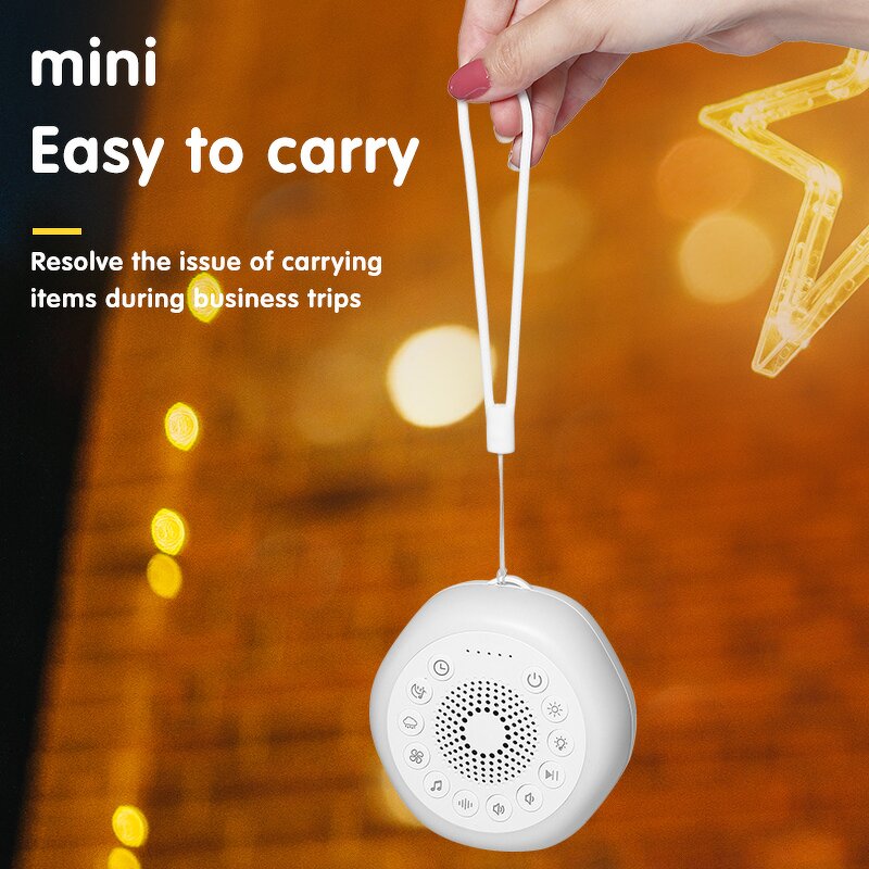White Noise Machine Manufacturer - New 27 Nature Sound Baby with Colorful Night Light Sleep Aid Portable Speaker