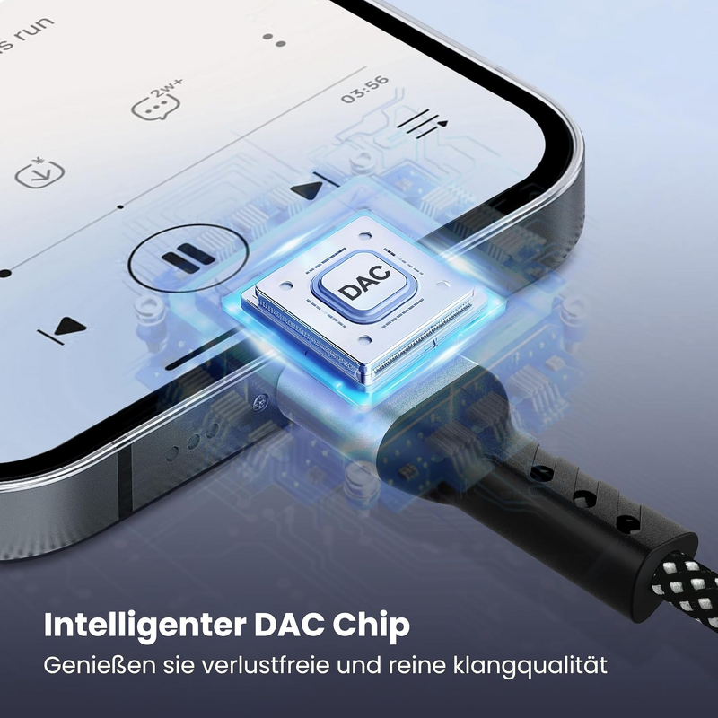 3.3ft Nylon Aux to USB C Cable Manufacturer - Type C to 3.5mm for Car Headphones Speakers for iPhone 15/16 Galaxy S24/S23