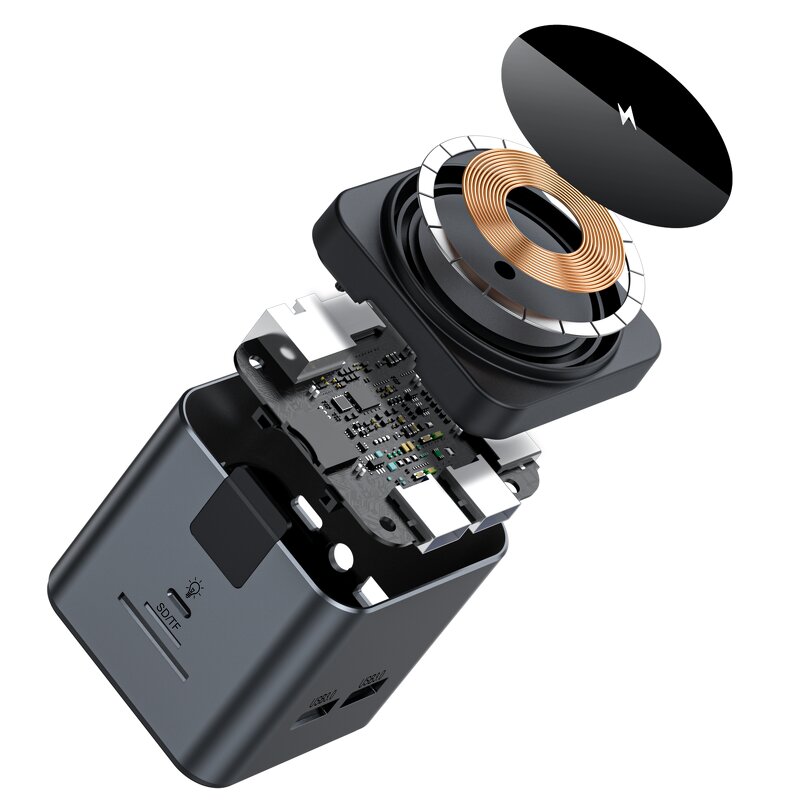 8 in 1 Magnetic Wireless Charger Stand Manufacturer - USB C Hub 3.0 Multi Adapter for Watch Airpod Phones Trending Product 2024