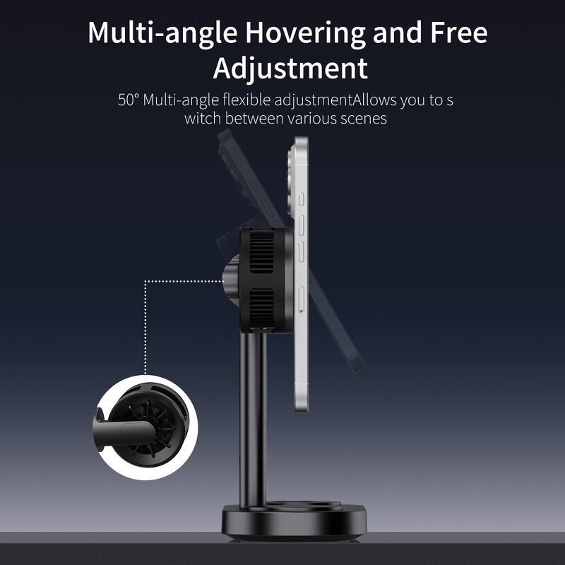 Qi2.2 25W Wireless Charging Station Manufacturer - 3 in 1 Magnetic with Active Fan Cooling for iPhone 16-12 Series & Type-C