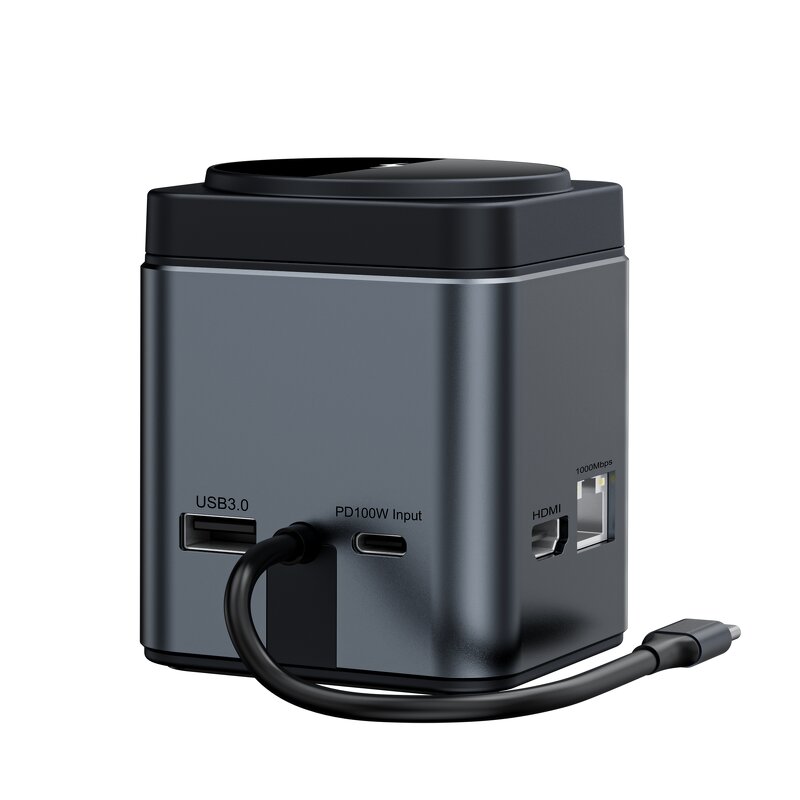 8 in 1 Magnetic Wireless Charger Stand Manufacturer - USB C Hub 3.0 Multi Adapter for Watch Airpod Phones Trending Product 2024