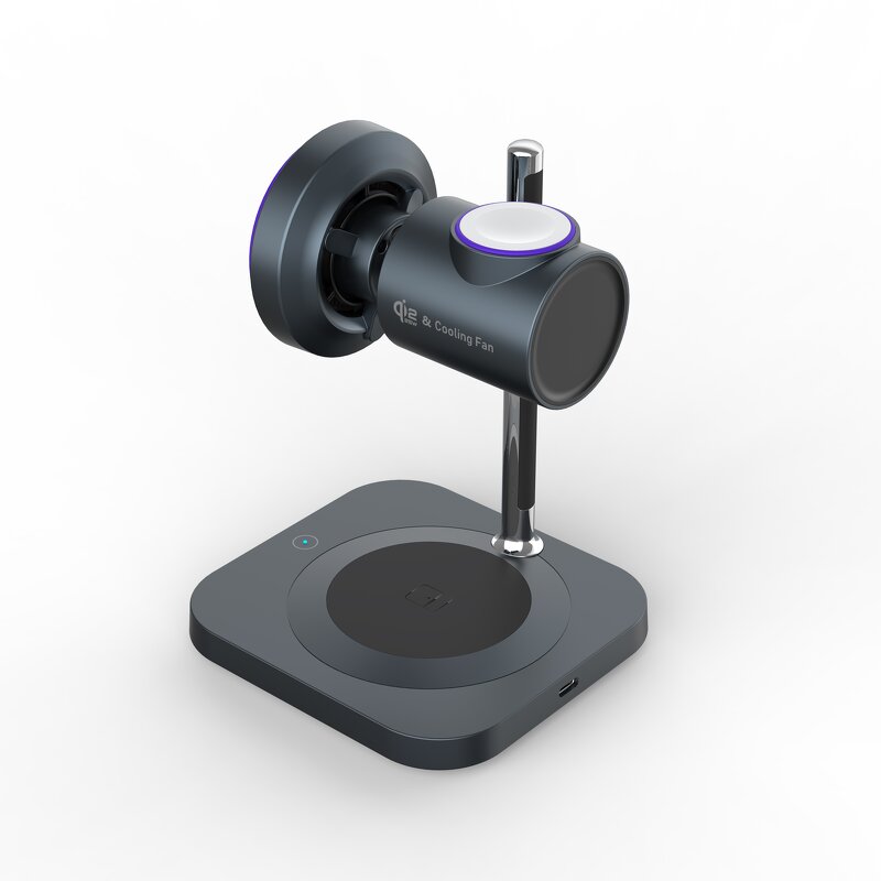 Qi22 25W Wireless Desktop Charger Manufacturer - 3 in 1 Wireless Charging Station for Phone