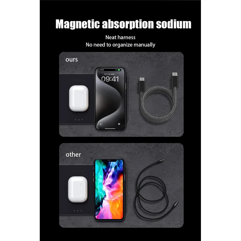 60W Fast Charging Nylon Magnetic Cable Manufacturer - 1M 3A Retractable Braid Shielding Data Cable Hot Sale