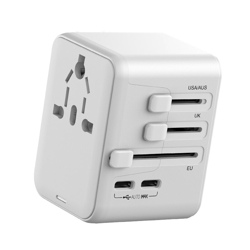 Universal Type C USB Fast Charging Adapter Manufacturer - Travel Wall Charger with EU UK AU US Plug for iPhone Portable