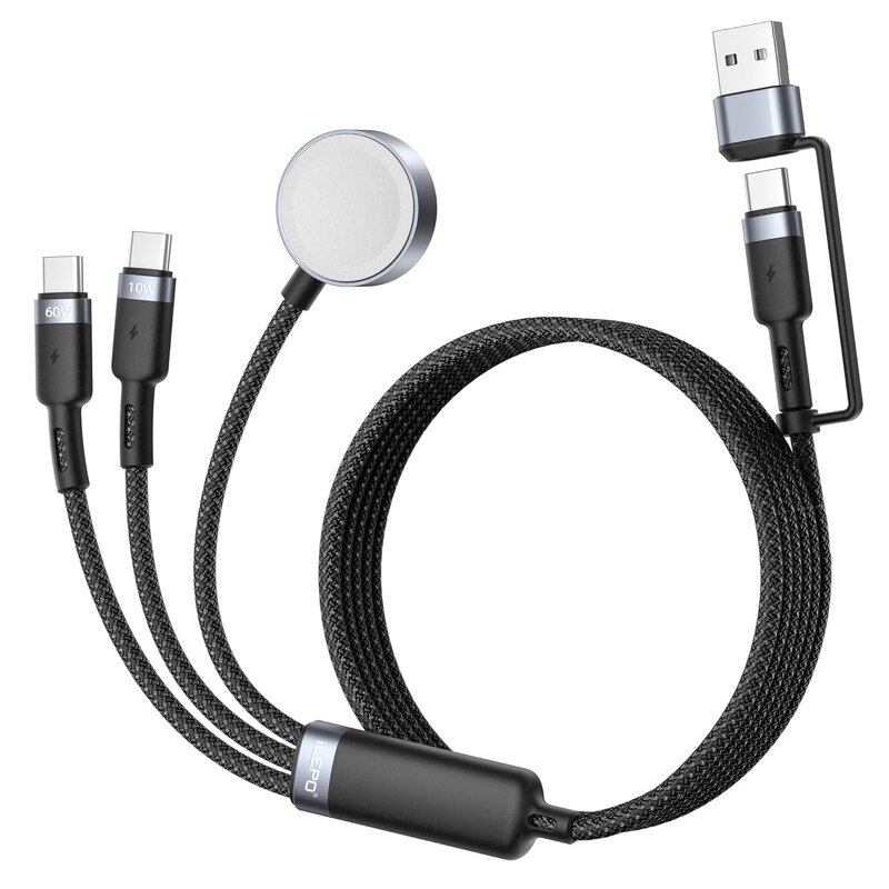 Type C 3 in 1 Charging Cable Manufacturer - Wireless Charger Watch Cable for IOS Flexible USB Data Transfer Wholesale
