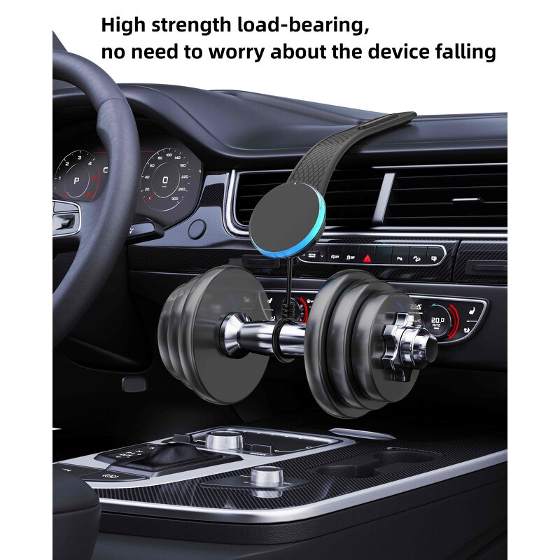 Qi2 15W LED Wireless Car Charger Manufacturer - for Car Mount Mobile Phone Holder Magnetic New