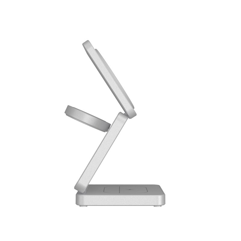 3 in 1 Foldable Qi Wireless Charger Stand Manufacturer - Fast 15W PD Charging for Apple Watch Earphones iPhone Magnetic