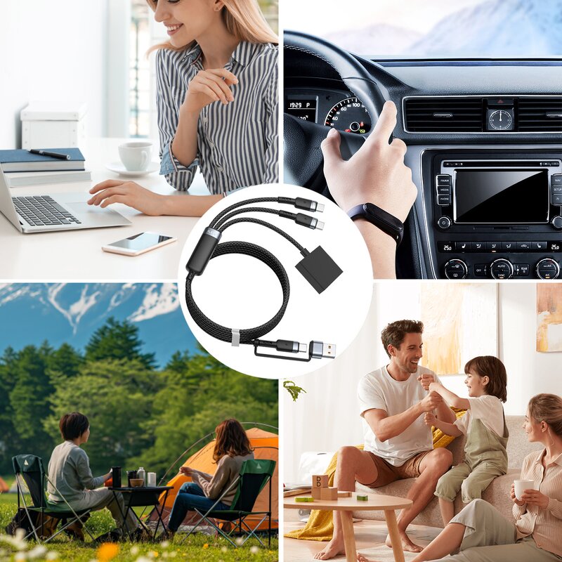 5 in 1 USB Charging Cable Set Manufacturer - Magnetic Wireless for Watch Charger Type-C Micro USB IP 2025 New