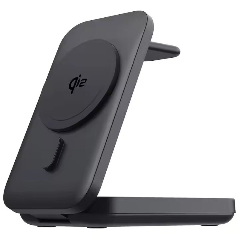 Portable 3 in 1 Qi2 Magnetic Wireless Charger Manufacturer - New Qi2 15W with 10000mAh Fast Charging Battery Stand Foldable