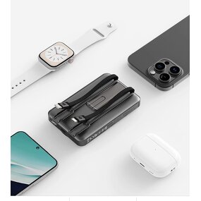 10000mAh Wireless Power Bank Manufacturer - 22.5W Fast Charging Portable for Smartphones Smartwatches & Earbuds