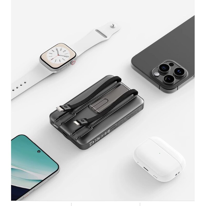 10000mAh Wireless Power Bank Manufacturer - 22.5W Fast Charging Portable for Smartphones Smartwatches & Earbuds