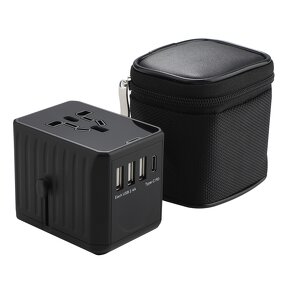Smart Universal Travel Adapter Manufacturer - International Plug Adaptor Wall USB Type-C PD 2000W OTP OCP for USA EU UK AU