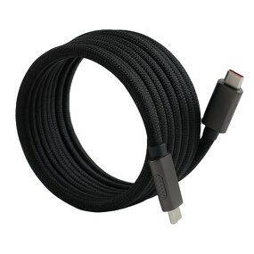 USB4 Magnetic Braided Cable Manufacturer - 40G 240W 5A Type-c Coaxial for Thunderbolt4 8K Video Full-function Double-headed