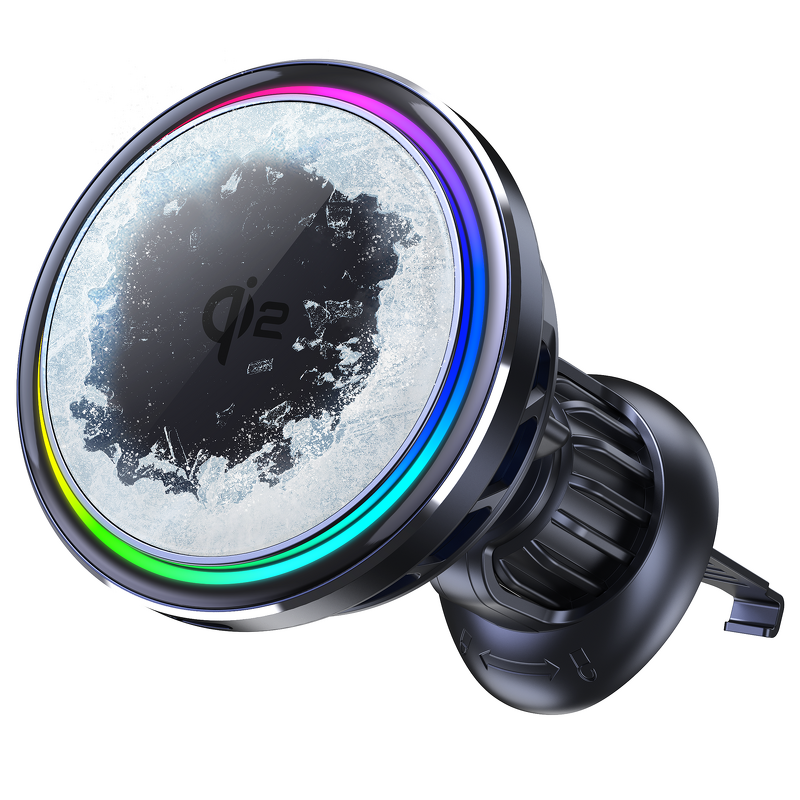 Qi2 Car Mount 15W Wireless Charger Manufacturer - Qi2 Magnetic Fast Charging Safe with Phone Holder