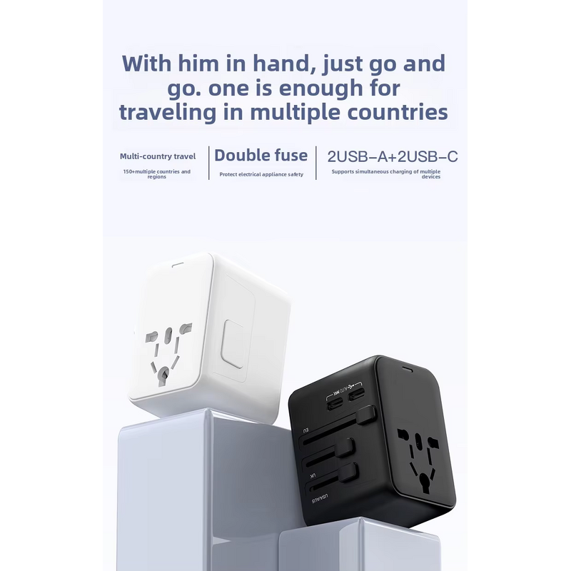 Universal Type C USB Wall Charger Manufacturer - Fast Charging Adapter with EU UK AU US Plug for iPhone & Laptop Travel Earphone Port