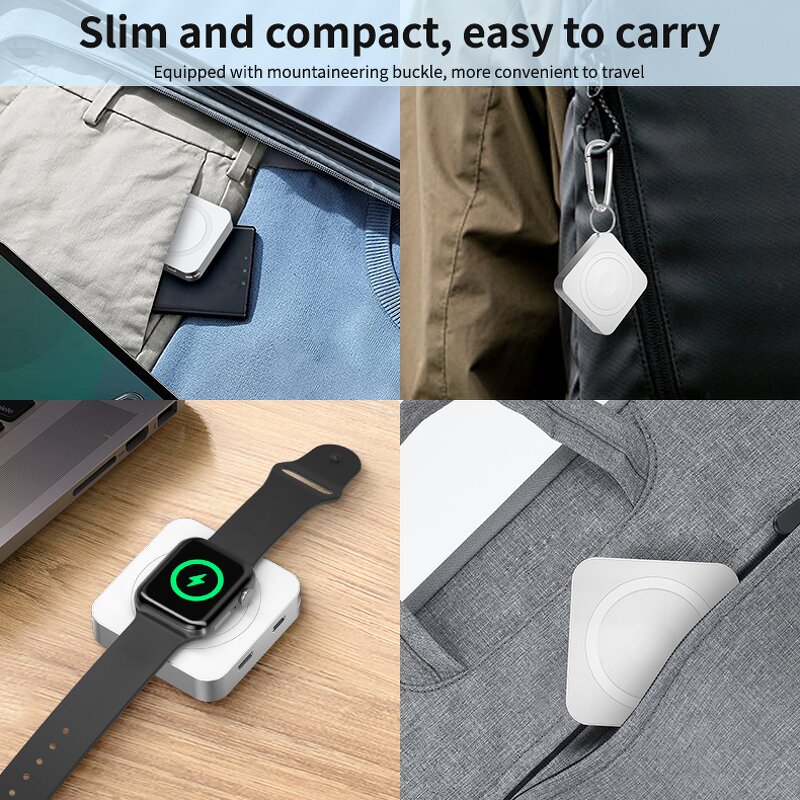 Metal Magnetic Wireless Power Bank Manufacturer - 5000mAh 20W Fast Charging External Battery for iPhone Airpods Watch