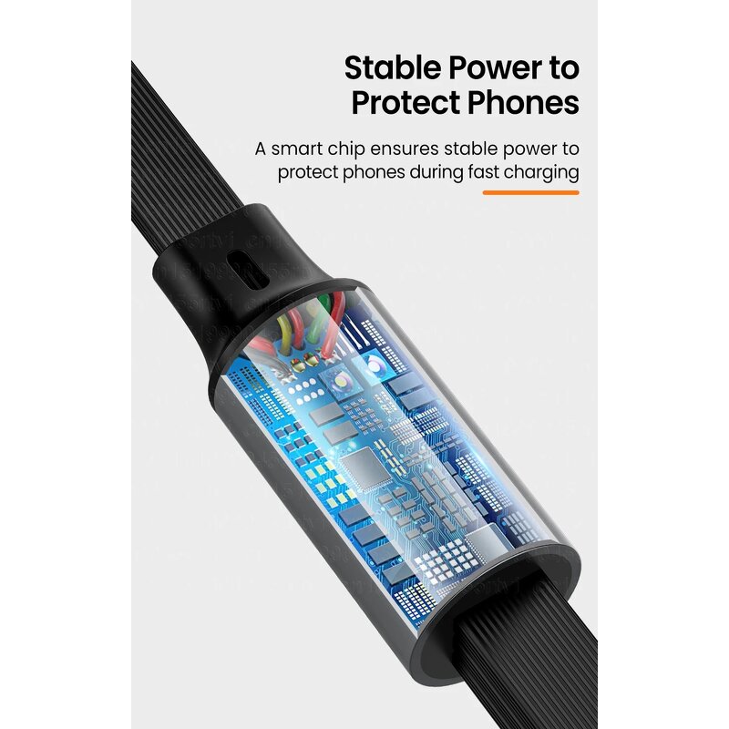 100W Fast Charging Aluminum Cable Manufacturer - 1-to-3 Retractable 2*Type C+Micro-USB Supported Data Transfer for Phones