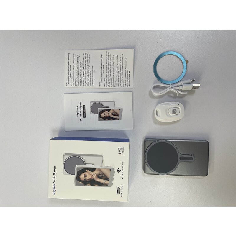 Magnetic Wireless Back Camera Monitor Manufacturer - with Remote Control for Selfie Vlog Live Stream Compatible All Phones