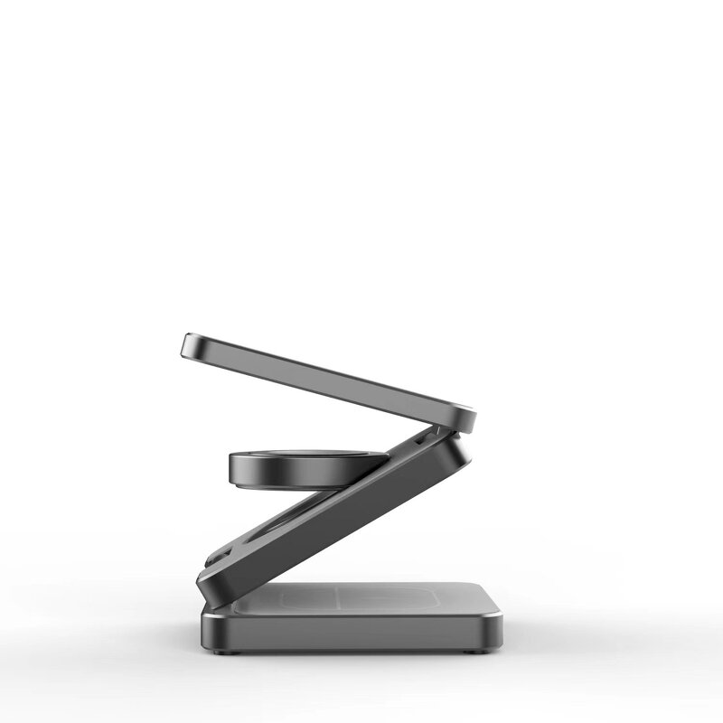 Portable 3-in-1 Wireless Charger Manufacturer - Foldable Magnetic for QI iPhone Samsung Huawei Xiaomi Hot Selling