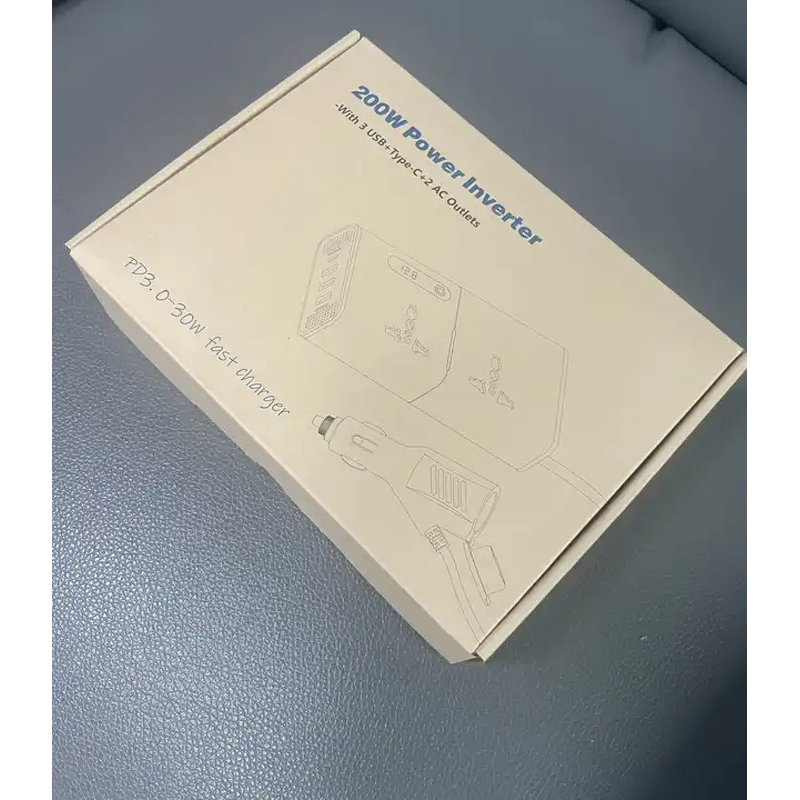 Car Power Inverter Charger Adapter Manufacturer - DC 12V 24V 220V LED Display Fast Charger Socket 200W USB QC3.0 PD 30W Truck