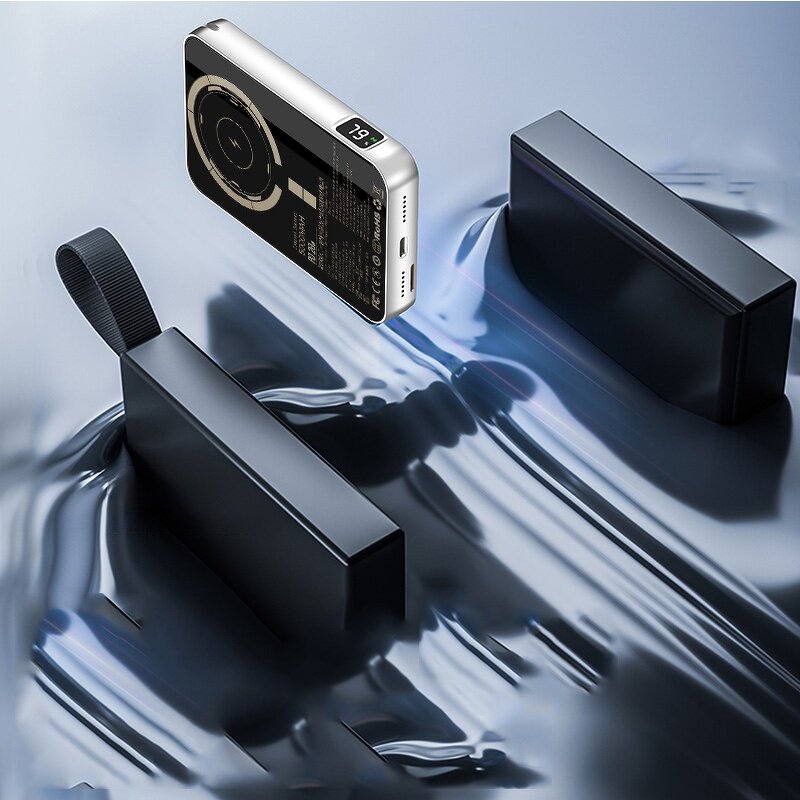 5000mAh Wireless Power Bank Manufacturer - Classic Games Fast Charging 15W Portable LED Display with Type-C Input