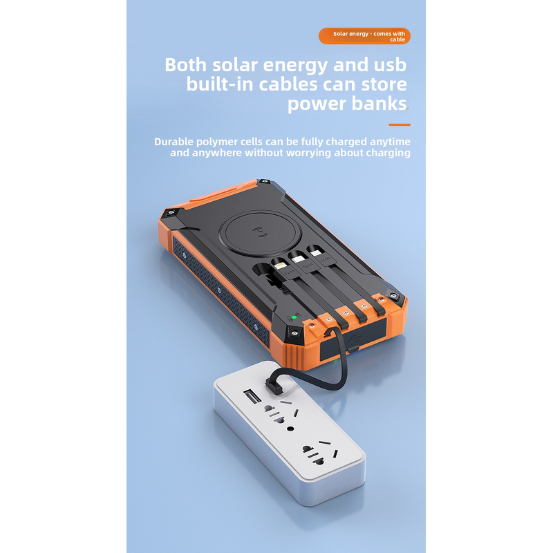 10000mAh Solar Phone Charger Manufacturer - Portable Power Bank for Outdoor Activities 2025 Upgrade