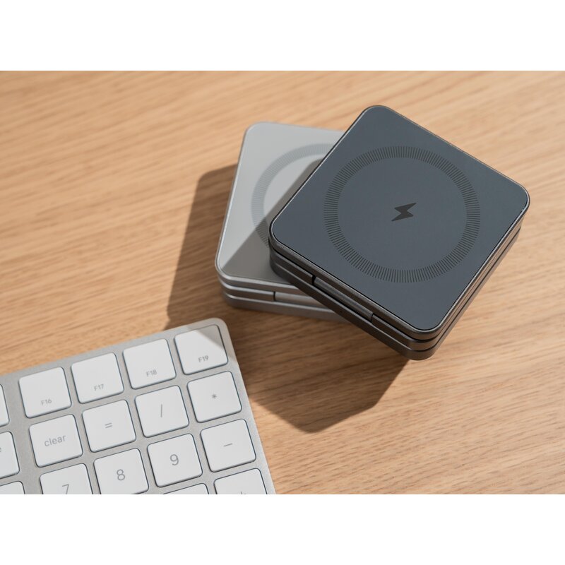 15W Magnetic Folding Wireless Charger Manufacturer - 3 in 1 Fast Charge for iPhone Watch AirPods Samsung Galaxy Buds