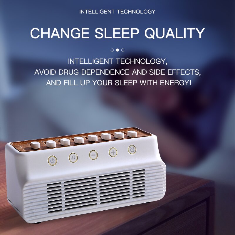 White Noise Sleep Sound Machine Manufacturer - Portable 8 Kinds Natural Sounds 255+ Mixer Options Sleep Timer Breath Therapy for Home