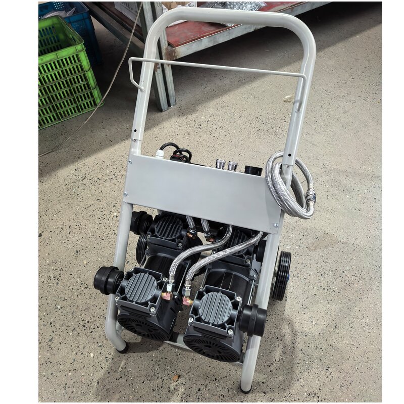 Oil-Free Air Pump Manufacturer - Industrial Grade Small High-Pressure Silent for Real Stone Paint Spraying DIY