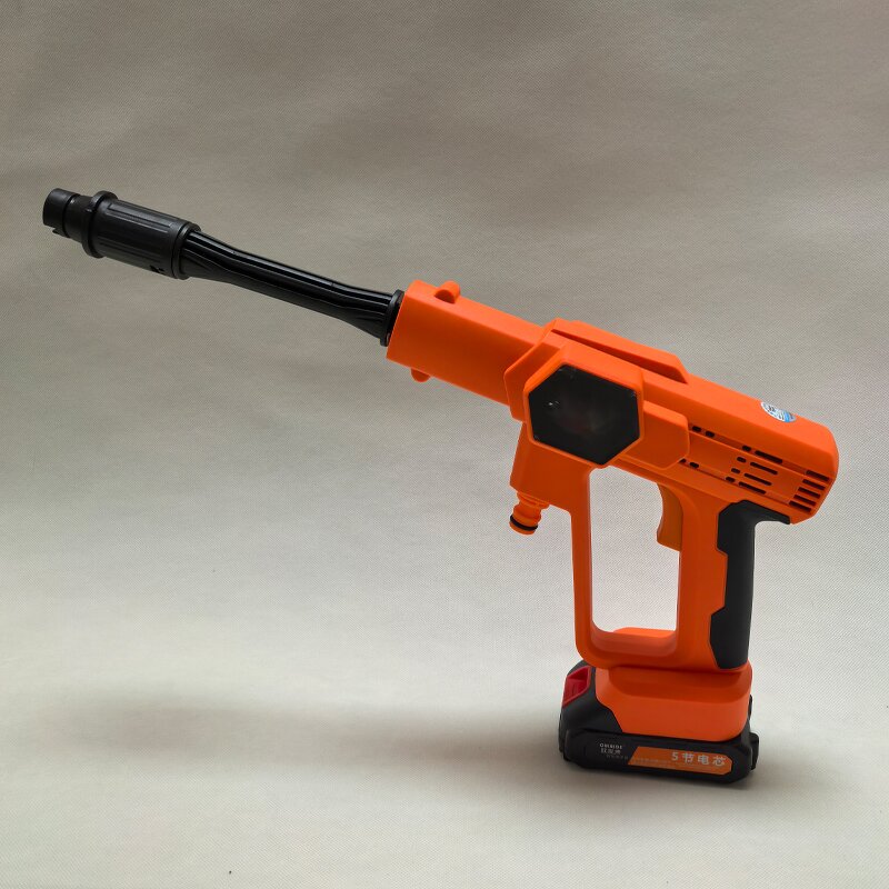 High-Pressure Water Gun Manufacturer - 21V Wireless DIY Household Cleaning Machine for Car Washing Lithium Battery Booster