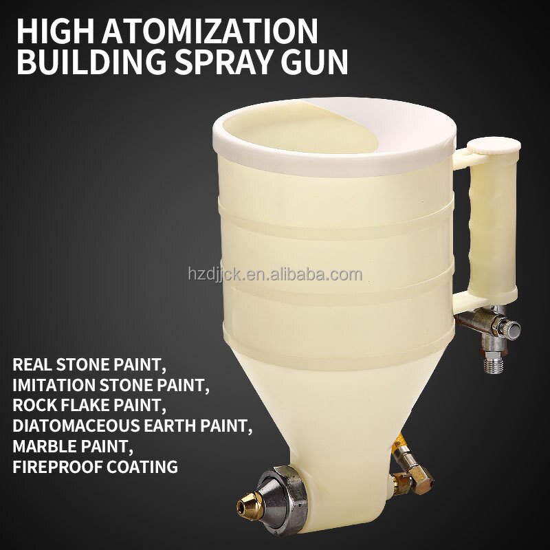 Pneumatic Spray Gun Manufacturer - Latest Hot Sale Handheld for Real Stone Paint Waterproof Coating DIY Interior Exterior