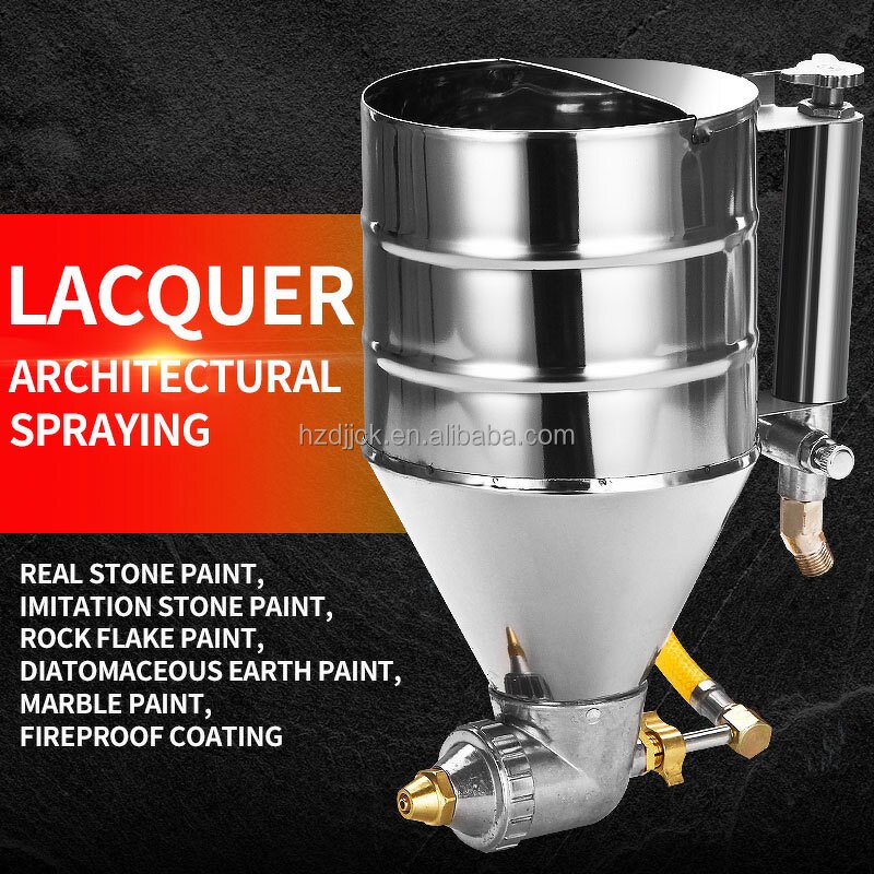 Pneumatic Spray Gun Manufacturer - DIY Handheld for Real Stone Paint Waterproof Exterior Interior Wall Coating