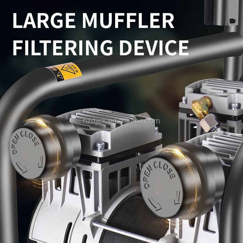 Air Compressor Pump Manufacturer - Small High-Pressure Silent Oil-Free for Real Stone Paint Spraying DIY Air Pump 220V