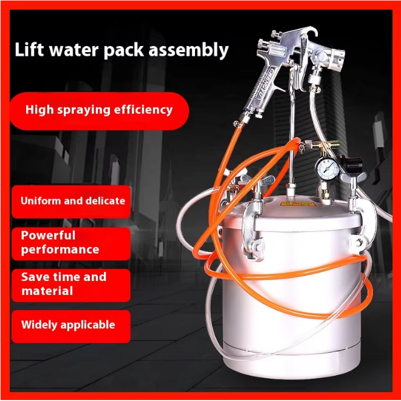 Water-in-Water Sand Sprayer Machine Manufacturer - Latest Hot Sale Aluminium Colorful Paint with Nozzle Bucket Pressure