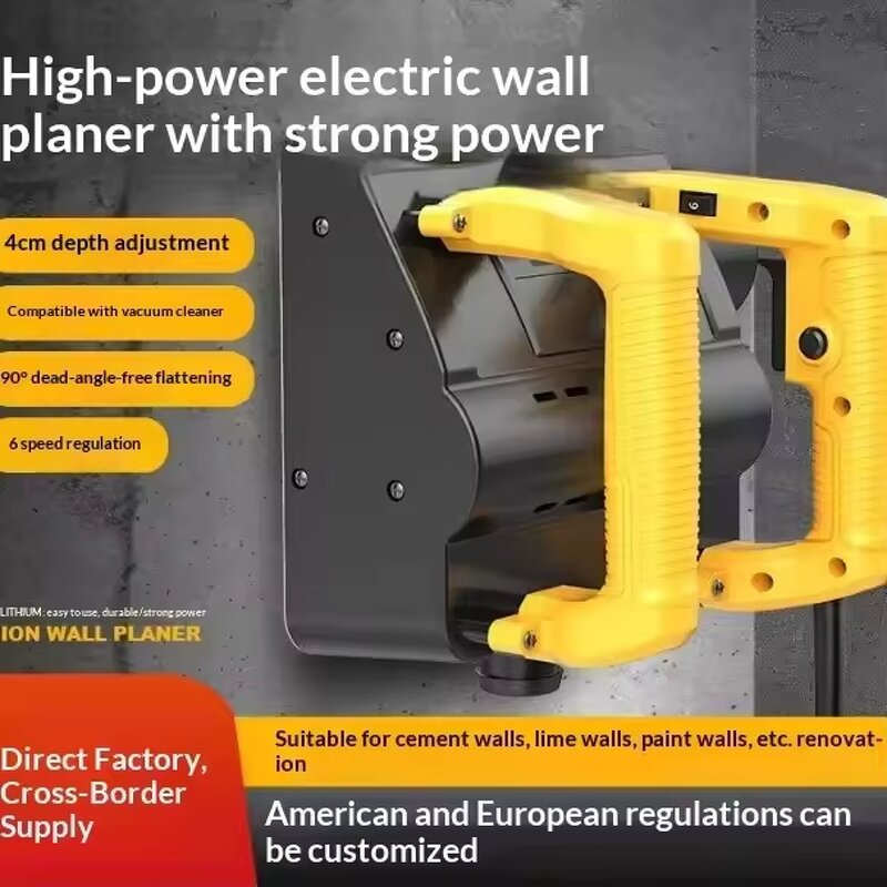 Wall Planer Manufacturer - Automatic Grinding Machine Dust Free Putty Scraper Powder Spraying Wall Plastering High Power