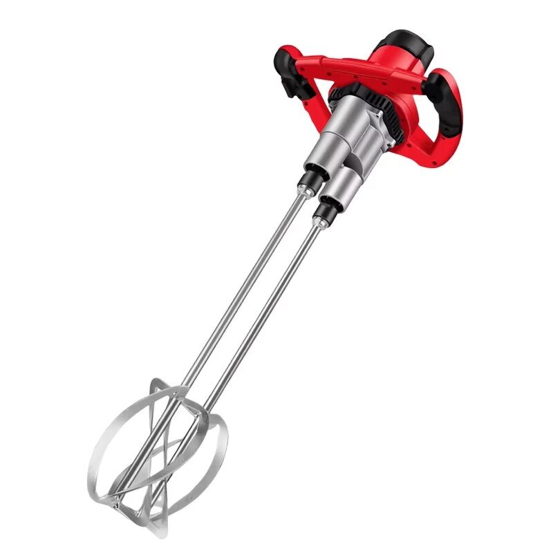 Electric Putty Powder Machine Manufacturer - Grade Mortar Double-bar Paint Mixer Multi-gear High-power Handheld Cement