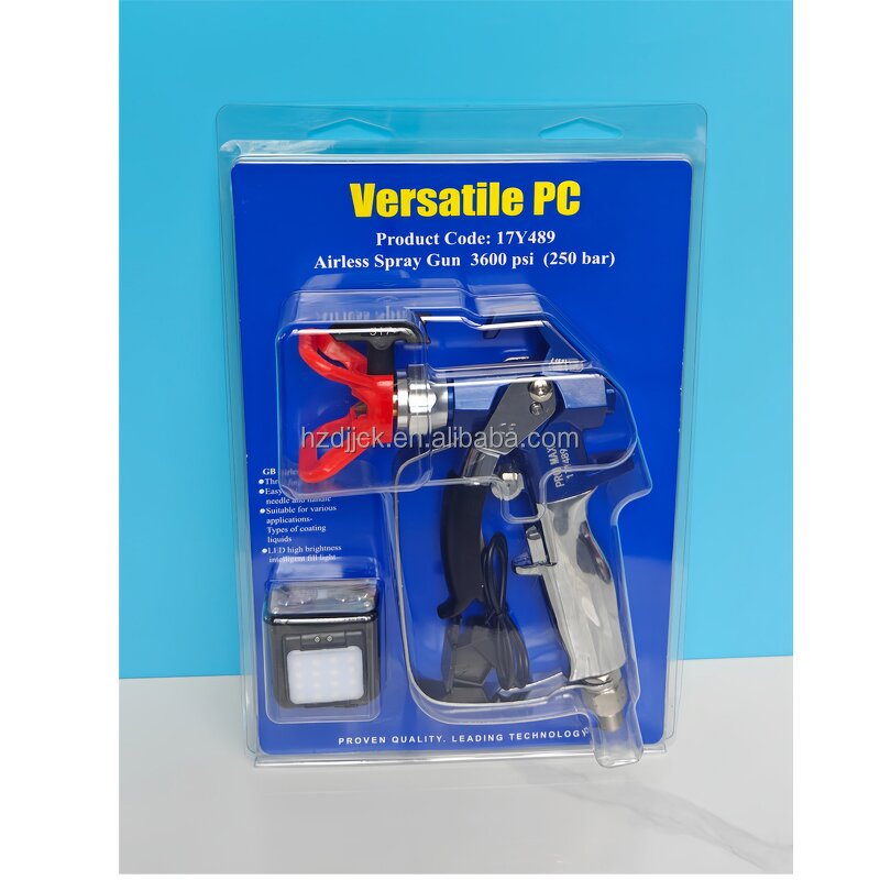 Spray Gun with LED Light Manufacturer - New High-pressure Airless Spraying Machine Accessories for Paint Latex Paint Nozzle