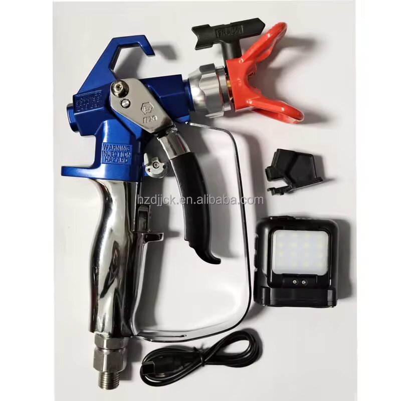 Spray Gun with LED Light Manufacturer - New High-pressure Airless Spraying Machine Accessories for Paint Latex Paint Nozzle