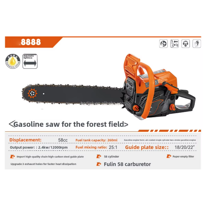 Petrol Industrial Chainsaw Manufacturer - Professional Big Power Performance Cutting Gasoline Powered Wood Saw