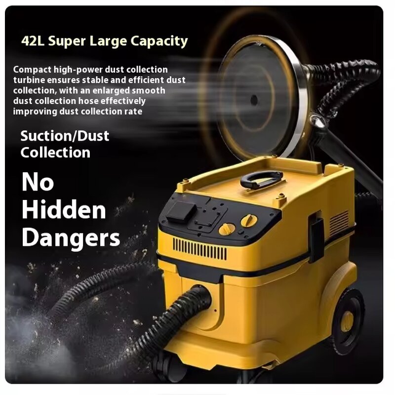 Vacuum Cleaner Manufacturer - High-power Automatic Shaking Dedicated for Wall Polishing Machine Linkage Dust Industrial