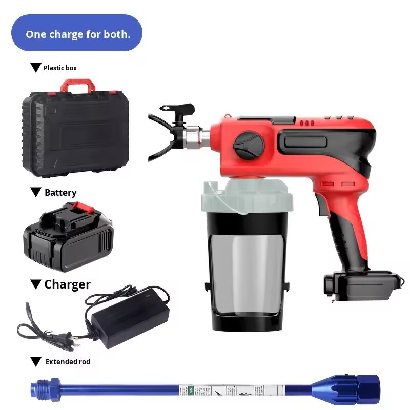 Airless Spraying Machine Manufacturer - New Handheld Customizable 21V Electric Lithium Battery High-voltage Brushless
